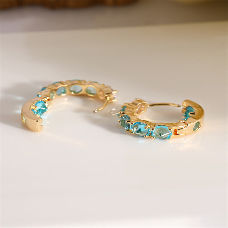Lumière Lake Blue Earrings