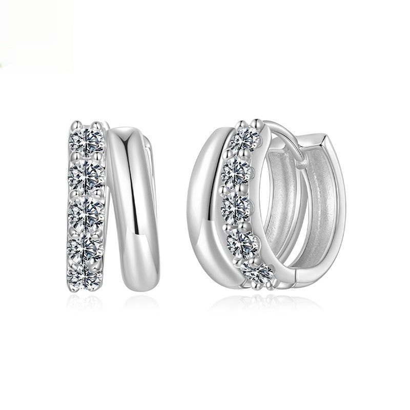 Liora Moissanite Hoops