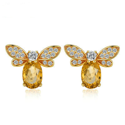 Aurelia Honey Drop Earrings