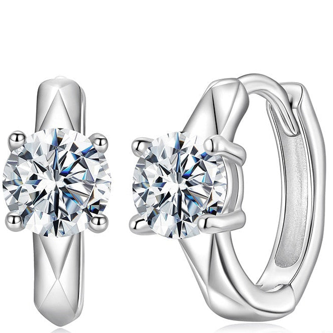 Era Moissanite Stud Earrings