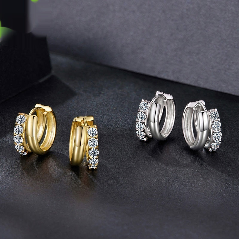 Liora Moissanite Hoops
