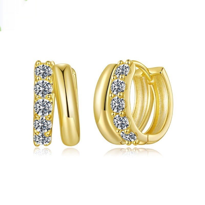 Liora Moissanite Hoops
