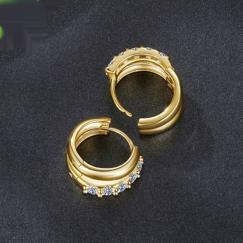 Liora Moissanite Hoops
