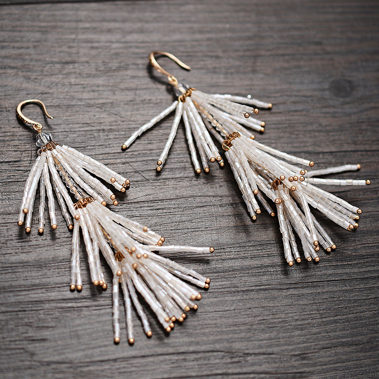 Evening Statement Tassel Earrings