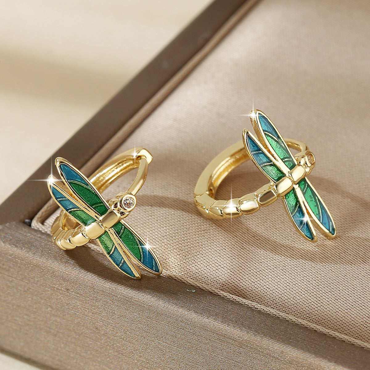 Dragonfly Drop Earrings