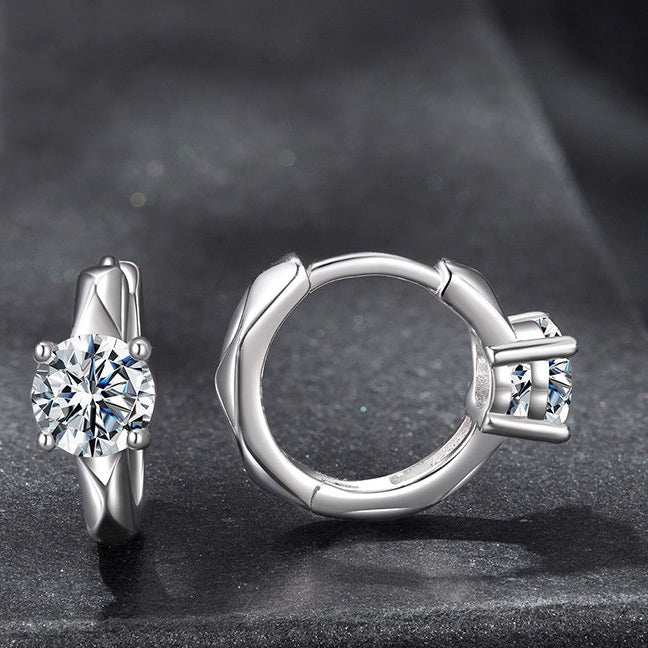 Era Moissanite Stud Earrings