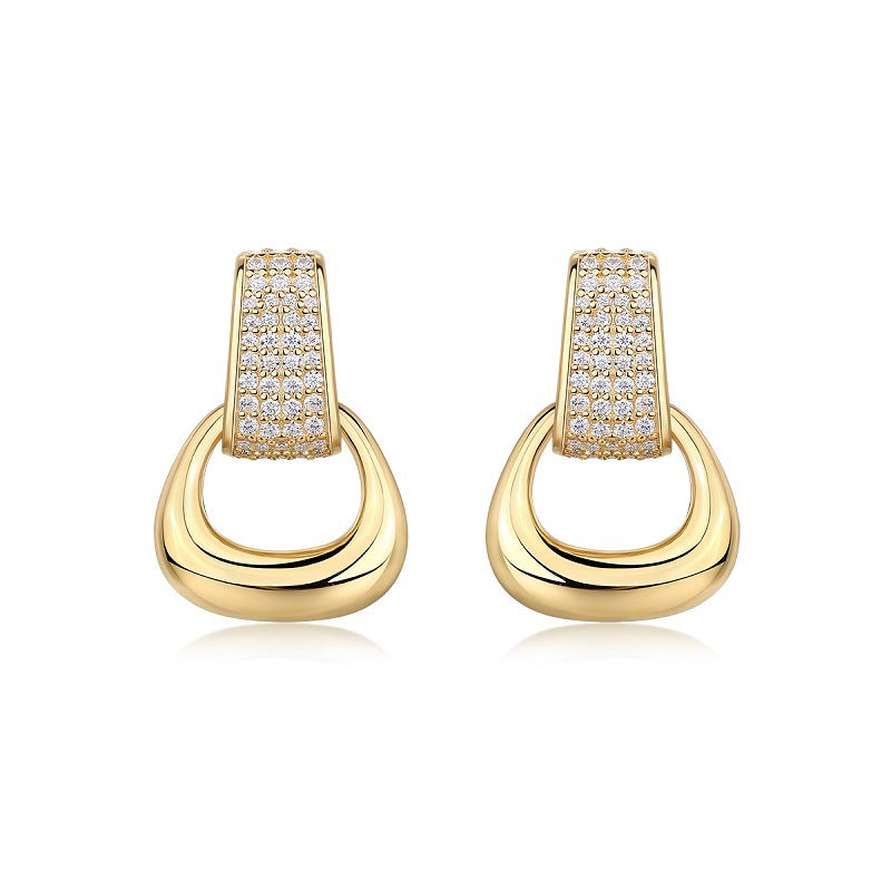 Celeste Moissanite Drop Earrings