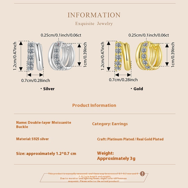 Liora Moissanite Hoops