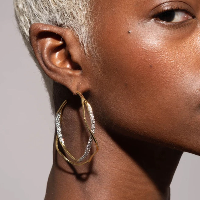 Golden Flow Hoops