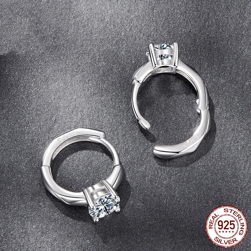 Era Moissanite Stud Earrings